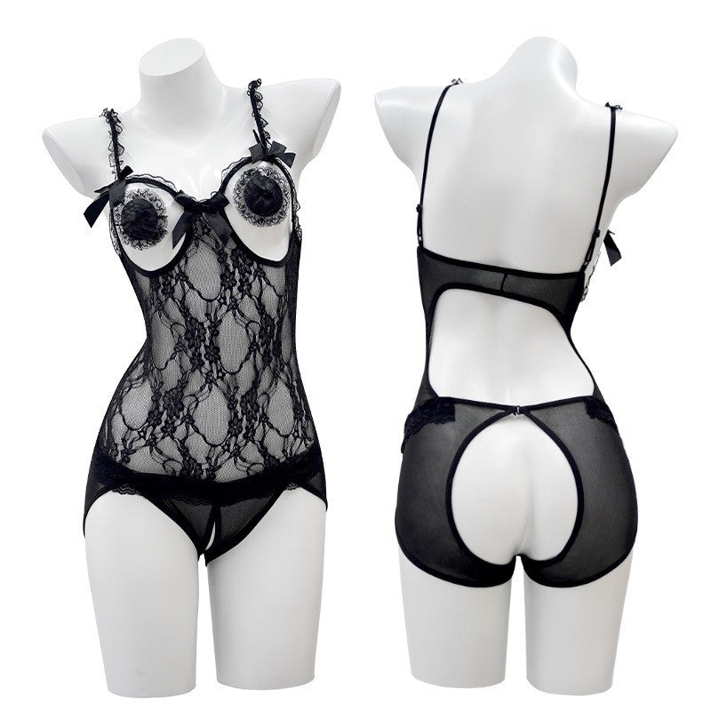 Lace Open Cup Lingerie wiith Pasties