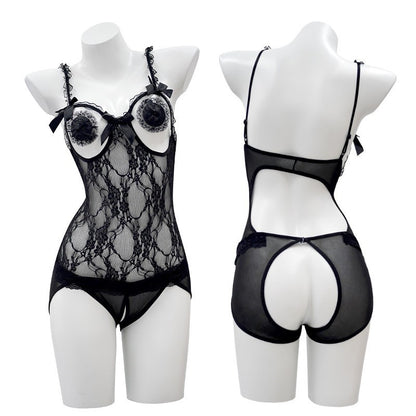 Lace Open Cup Lingerie wiith Pasties